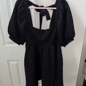 Free People Black Mini Dress